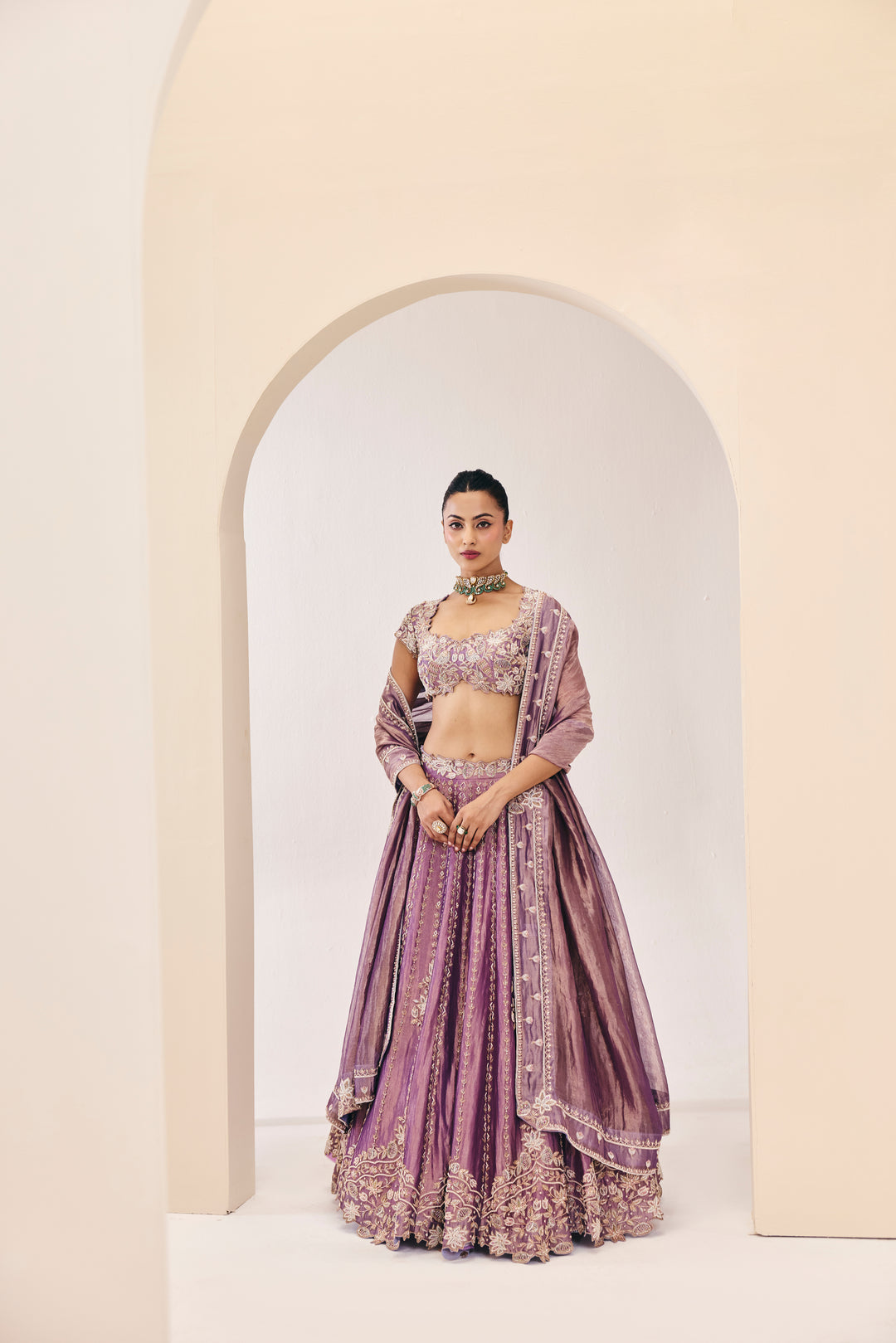 Tarini Mauve Lehenga Set