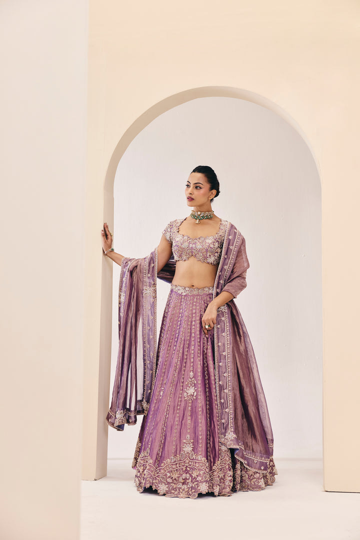 Tarini Mauve Lehenga Set
