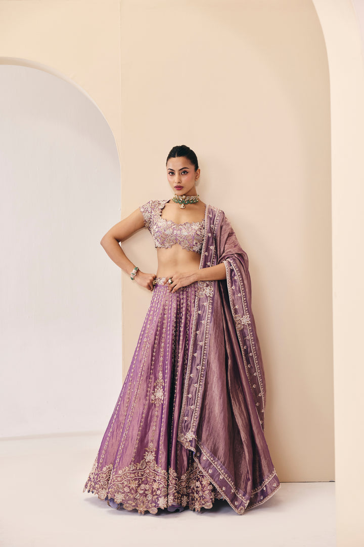Tarini Mauve Lehenga Set