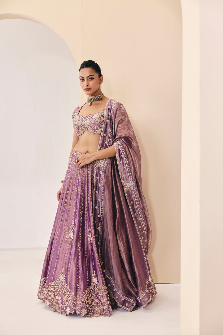 Tarini Mauve Lehenga Set