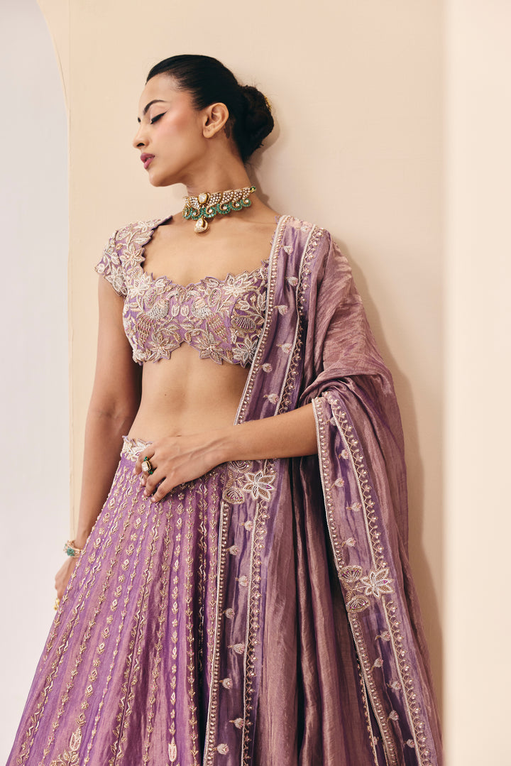 Tarini Mauve Lehenga Set