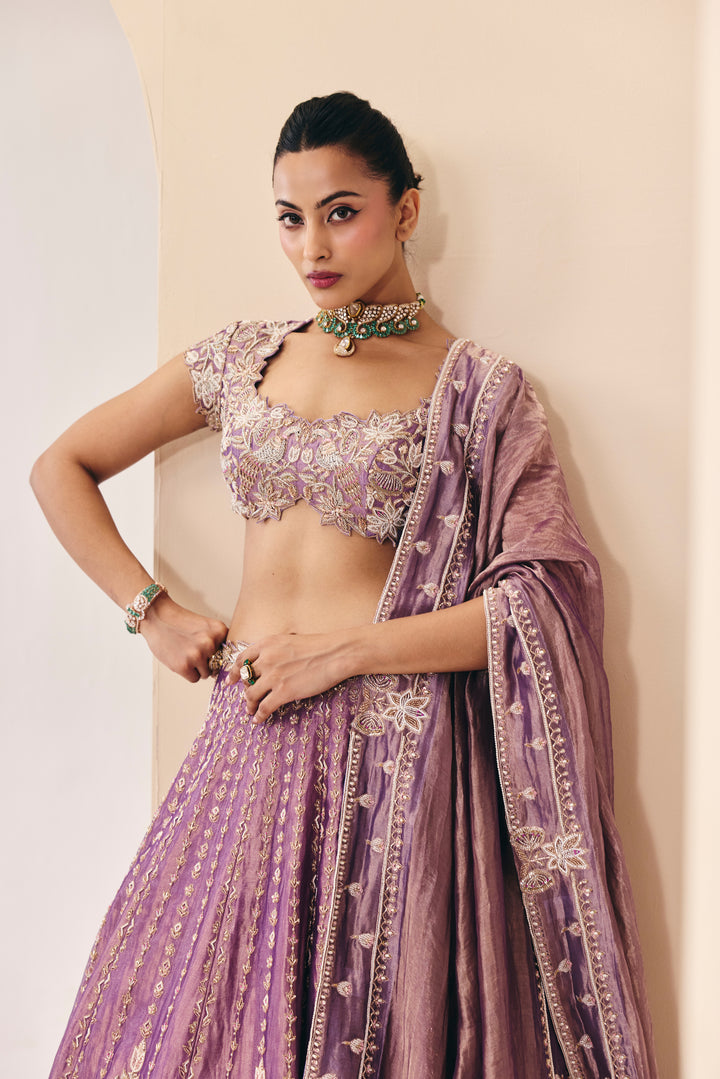 Tarini Mauve Lehenga Set