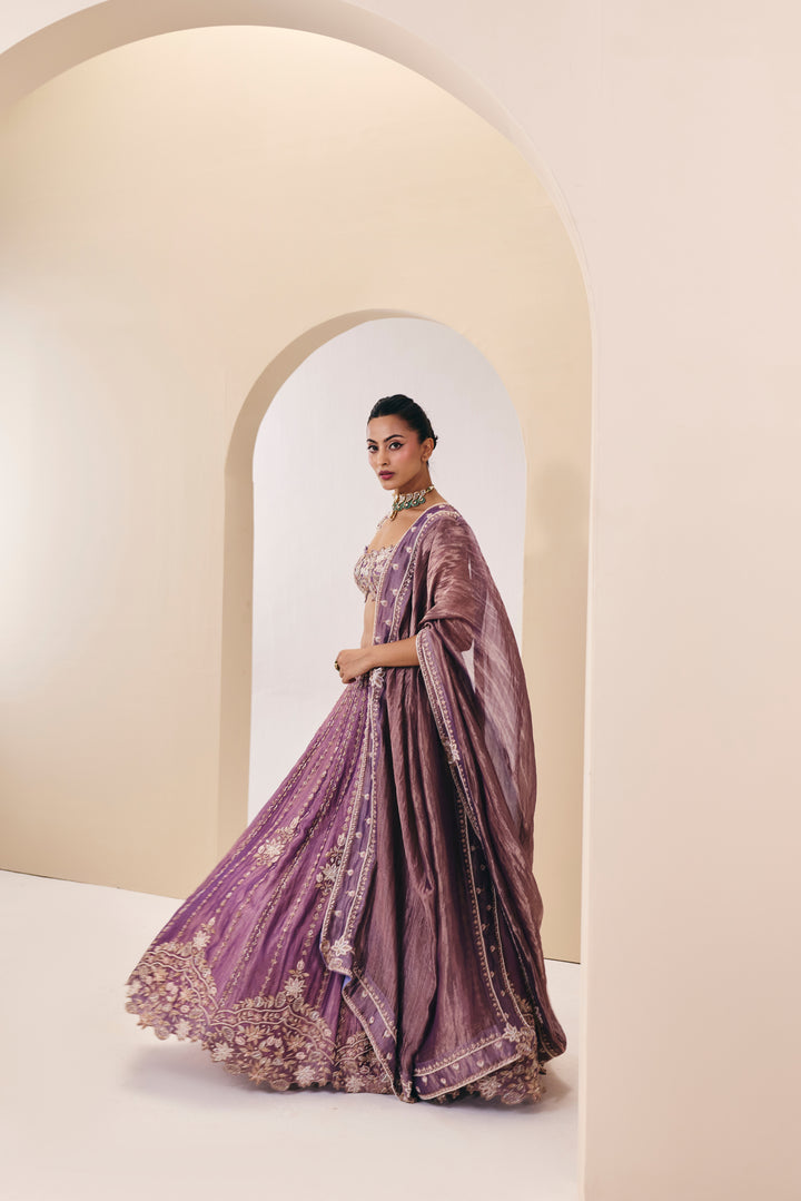 Tarini Mauve Lehenga Set