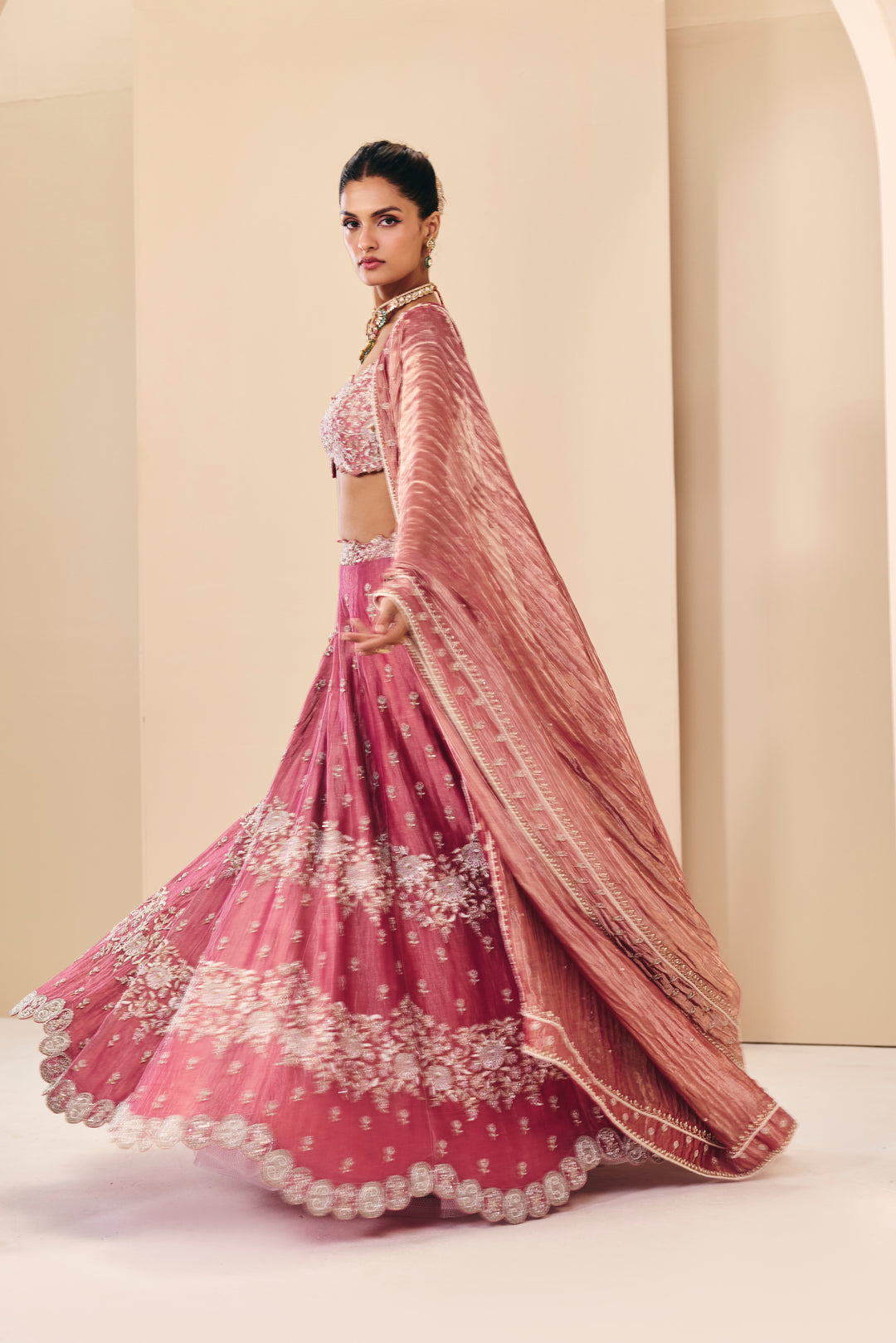 Tarini Pink Lehenga Set