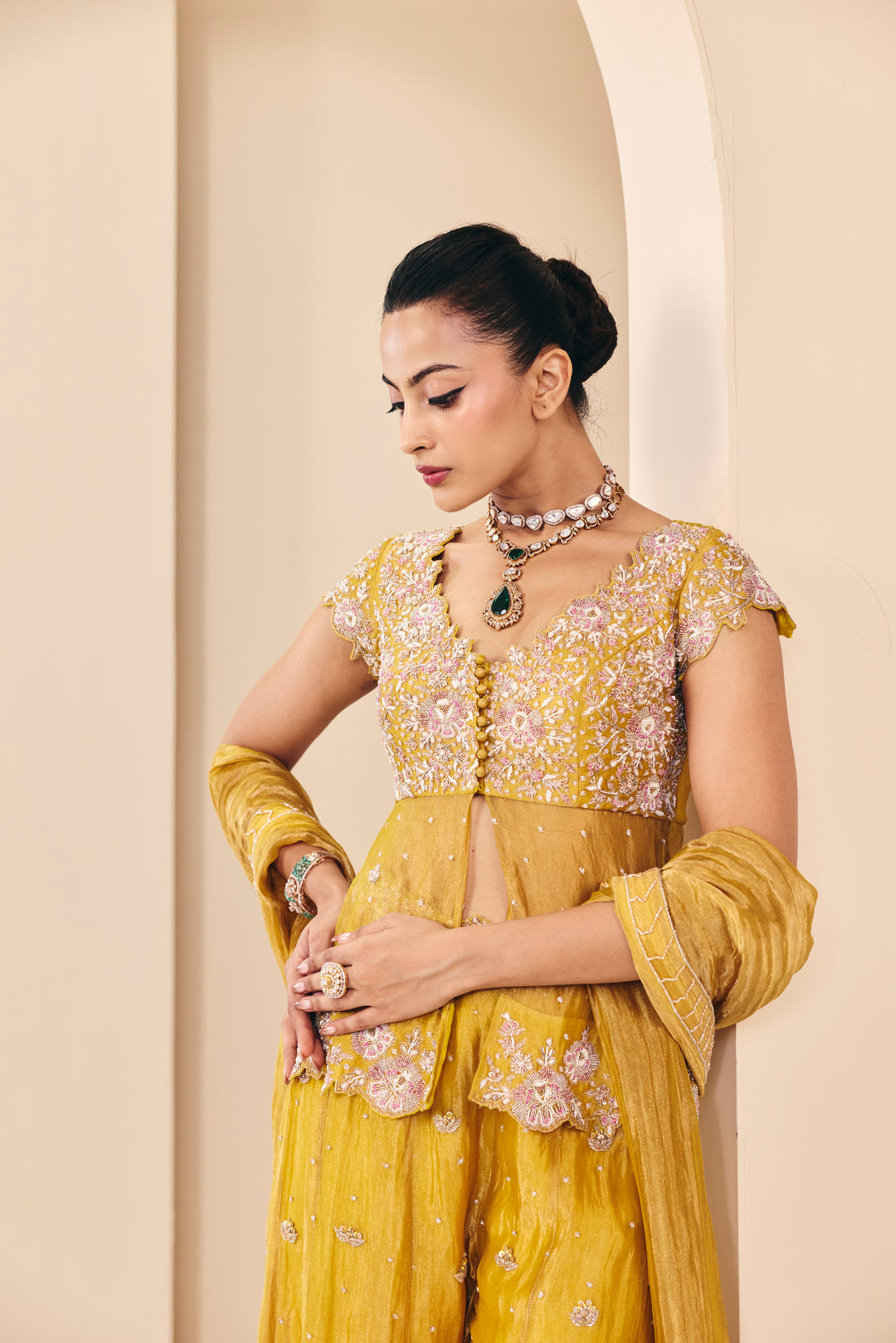 Tarini Yellow Pant Set