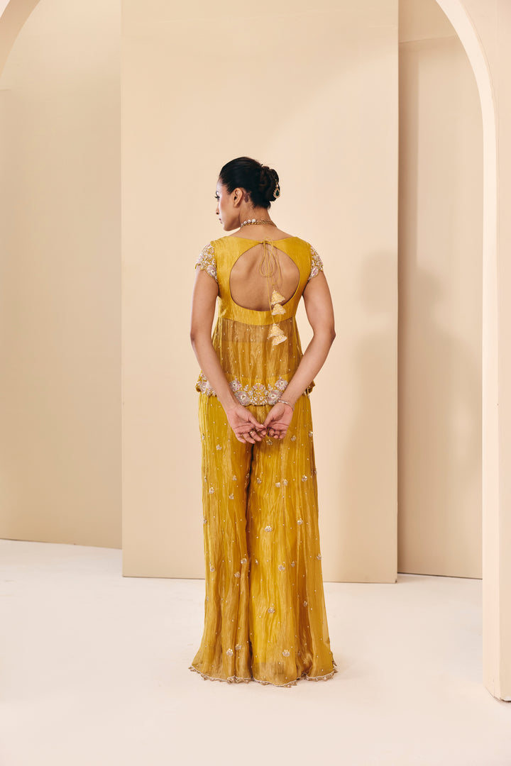 Tarini Yellow Pant Set