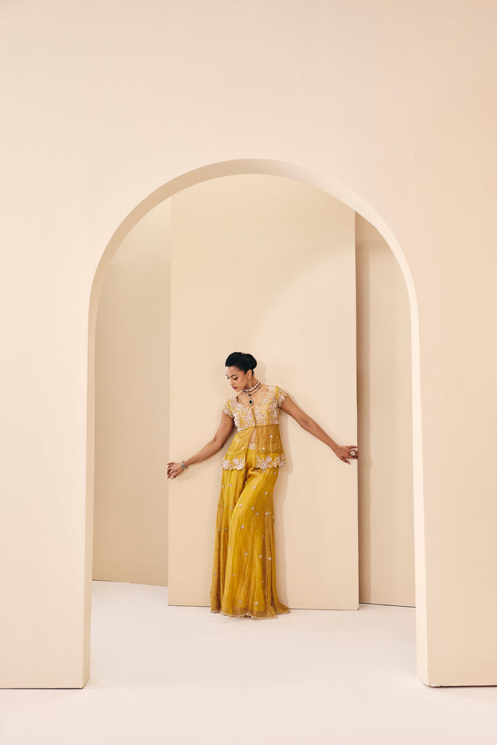 Tarini Yellow Pant Set