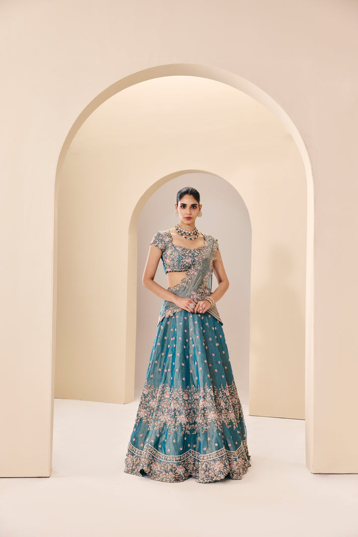 Tarini Blue Lehenga Set