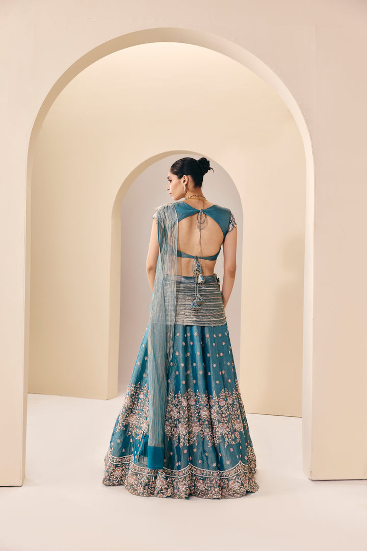 Tarini Blue Lehenga Set