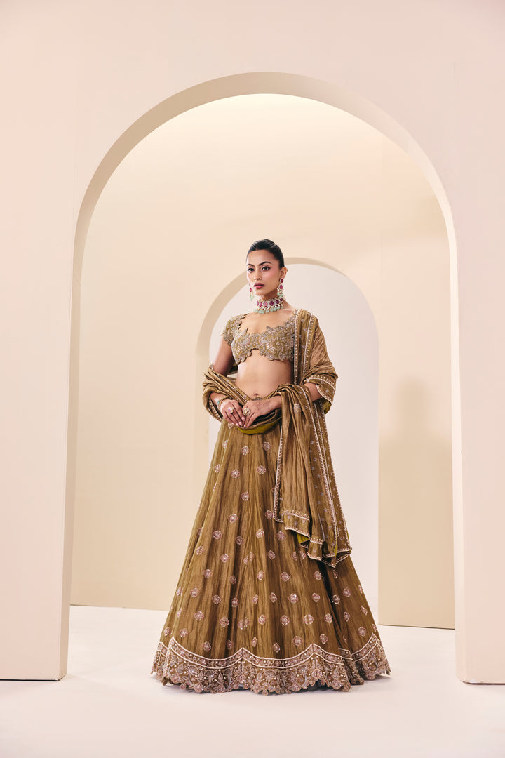 Tarini Green Lehanga Set