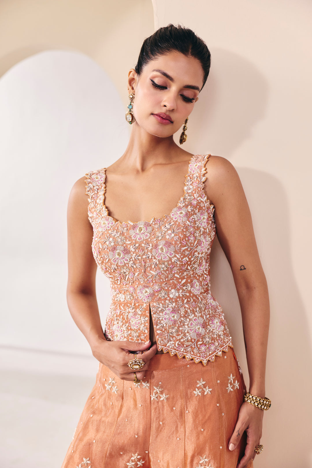 Tarini Peplum Pant Set