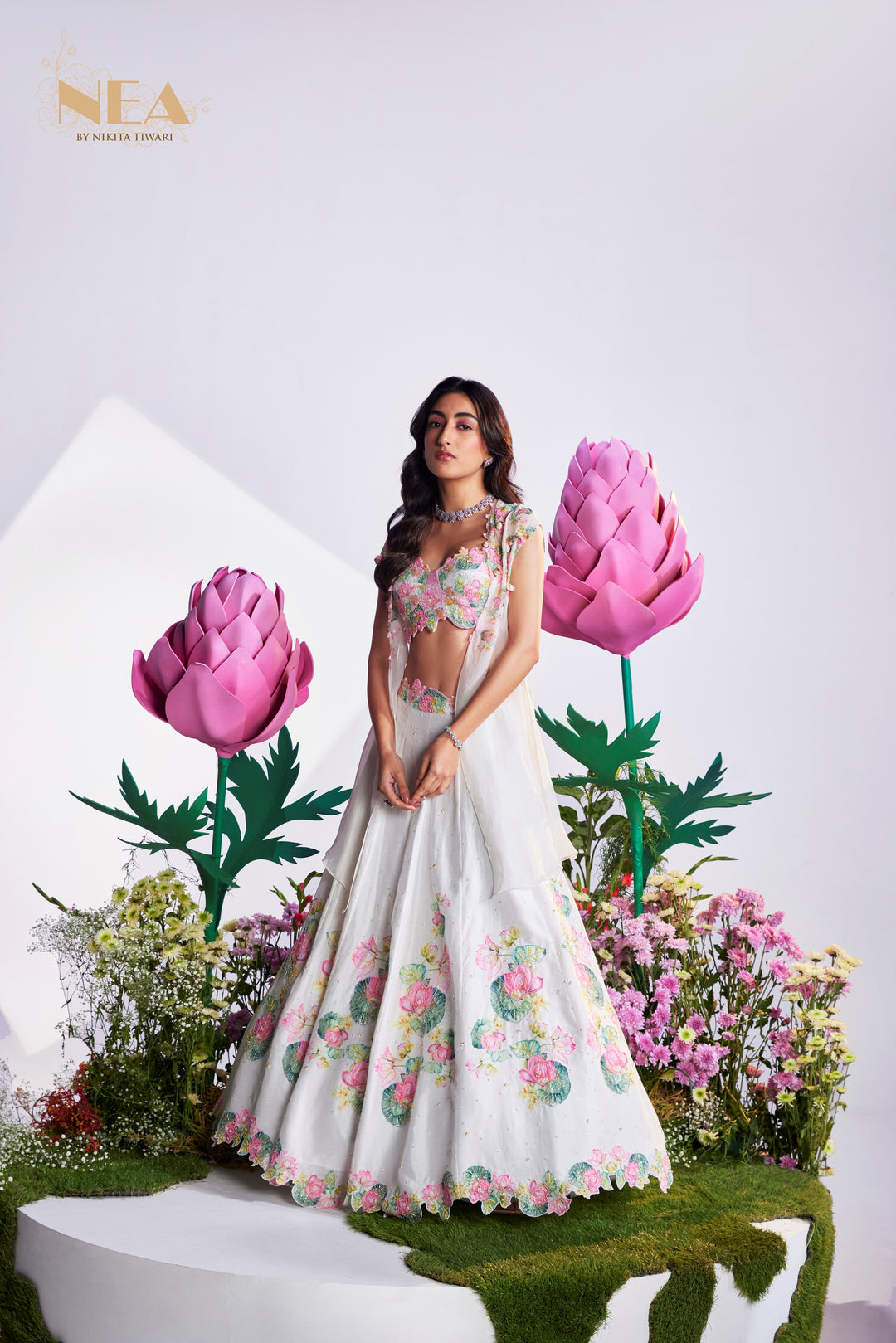 White Lotus Lehenga