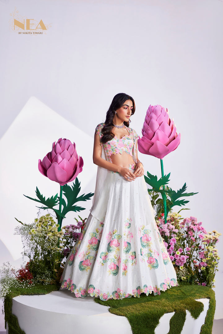 White Lotus Lehenga
