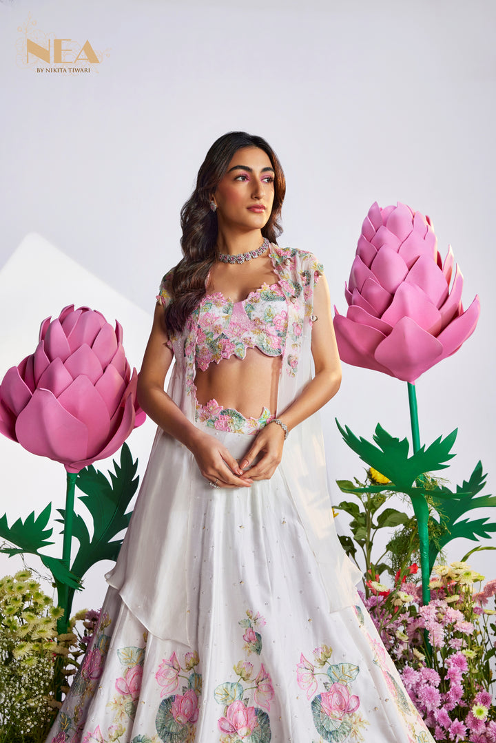 White Lotus Lehenga